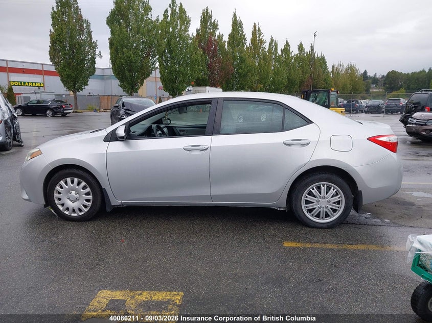 2015 TOYOTA COROLLA SEDAN 1.8L I-4 DOHC, VVT, 132HP