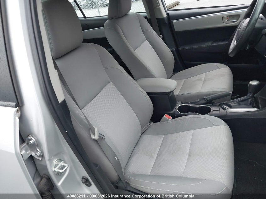 2015 TOYOTA COROLLA SEDAN 1.8L I-4 DOHC, VVT, 132HP