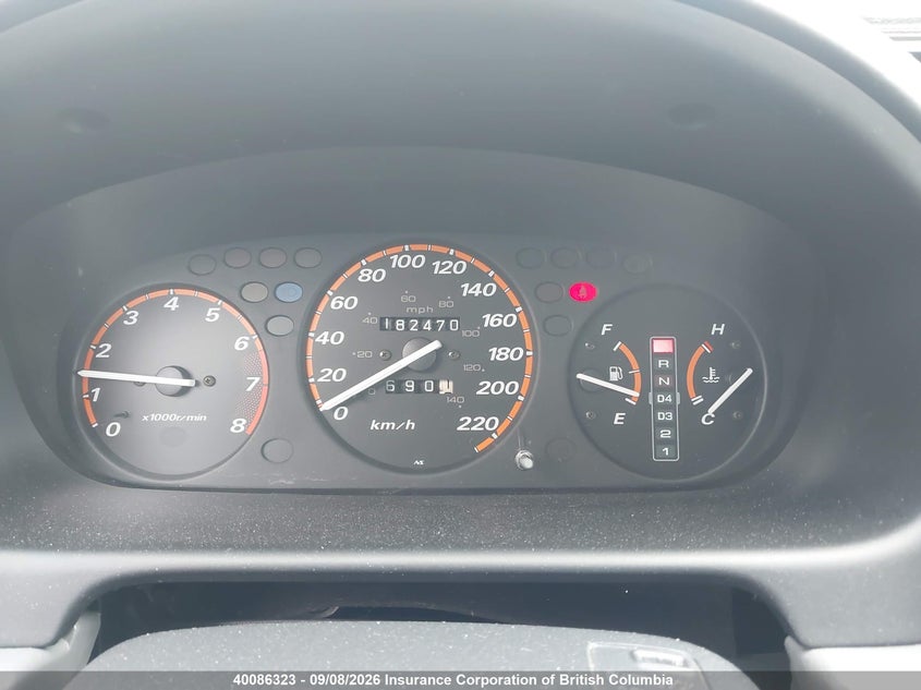 1997 HONDA CR-V SPORT UTILITY VEHICLE 2.0L I-4 DOHC, REGULAR , 126HP