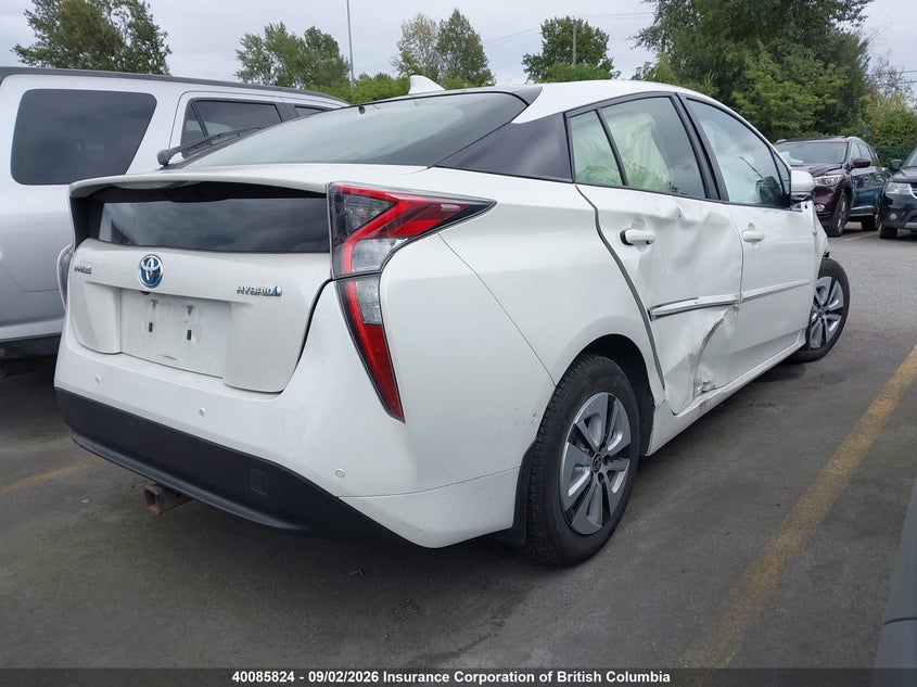Vin: jtdkarfuxh3050306, lot: 30104761, toyota prius 20174
