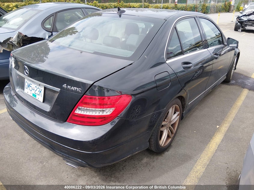 Vin: wddgf8ab4ea925559, lot: 30104764, mercedes-benz c 300 4matic 20144