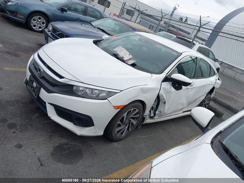 2018 Honda Civic, Левый бок, IAAI, VIN 2HGFC2F69JH029522 — фото 2