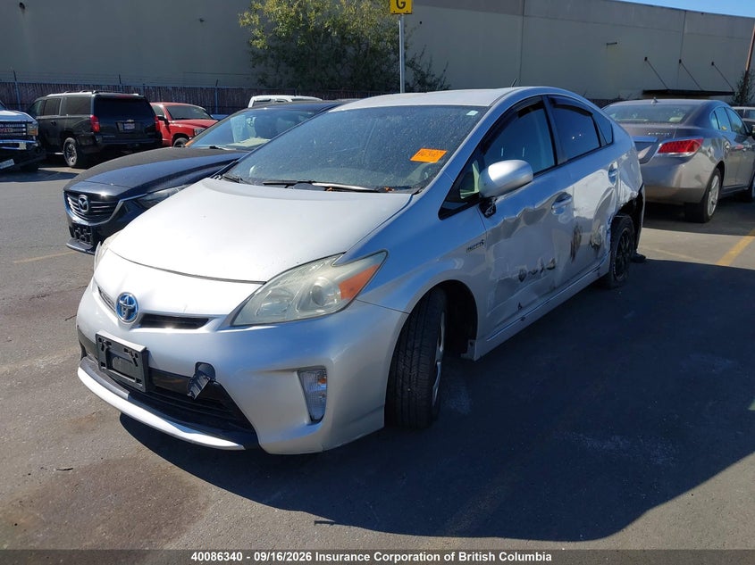 Vin: jtdkn3du3c1485080, lot: 30104770, toyota prius 20122