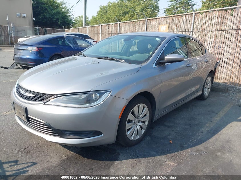Vin: 1c3cccfb4gn126023, lot: 30104830, chrysler 200 lx 20162