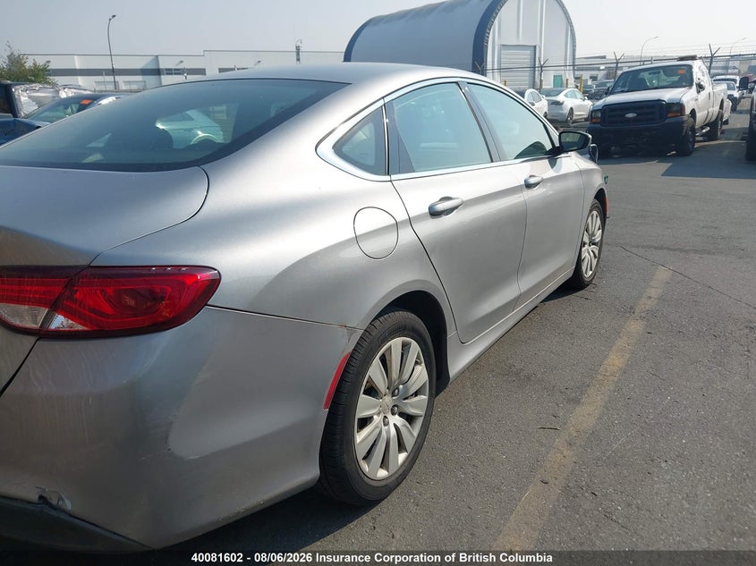 Vin: 1c3cccfb4gn126023, lot: 30104830, chrysler 200 lx 20164