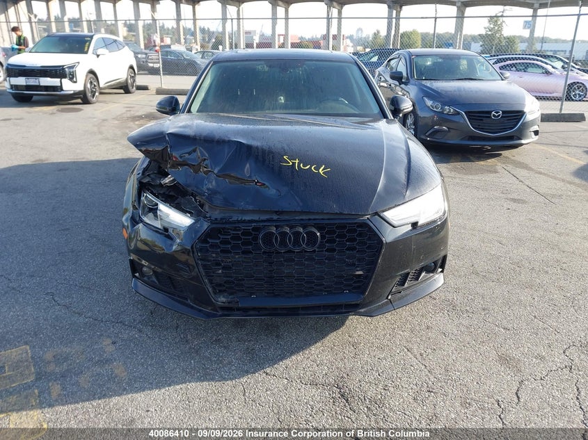 2017 AUDI A4 SEDAN 2.0L I4 FI DOHC 16V NF4