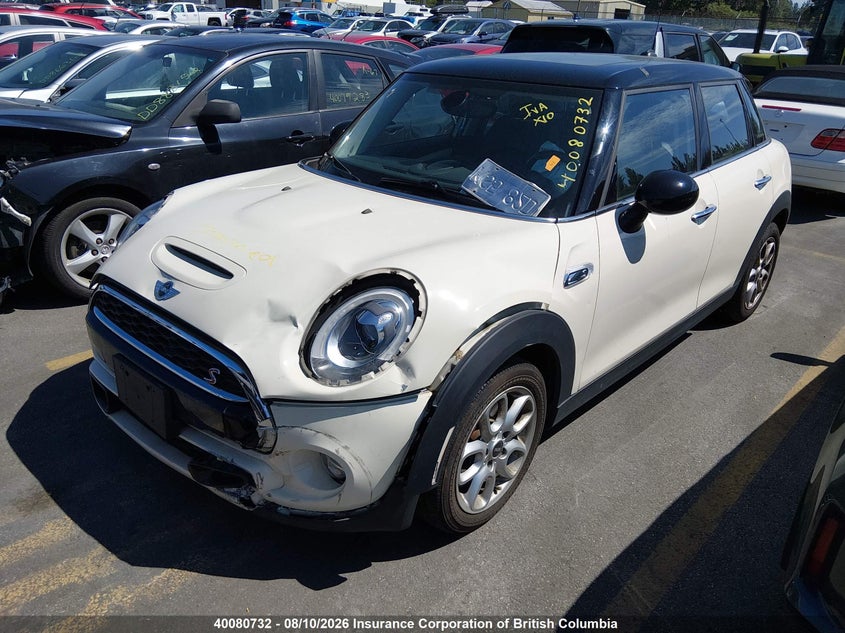 Vin: wmwxu3c56g2d31076, lot: 30104890, mini cooper s 20162