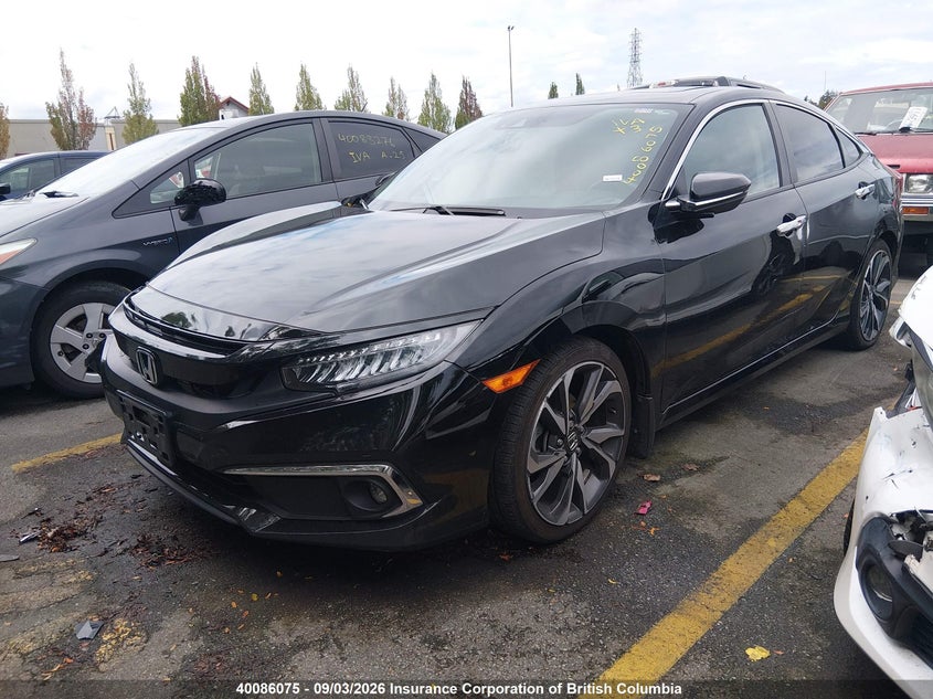 Vin: 2hgfc1f97lh102099, lot: 30104901, honda civic touring 20202
