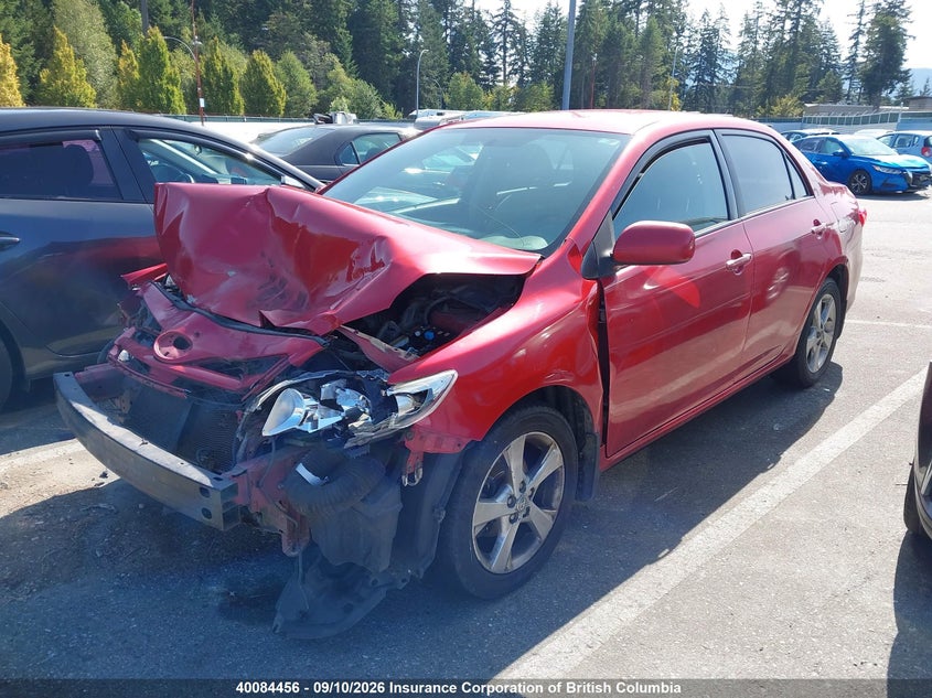 Vin: 2t1bu4ee0bc596356, lot: 30104926, toyota corolla s/le 20112