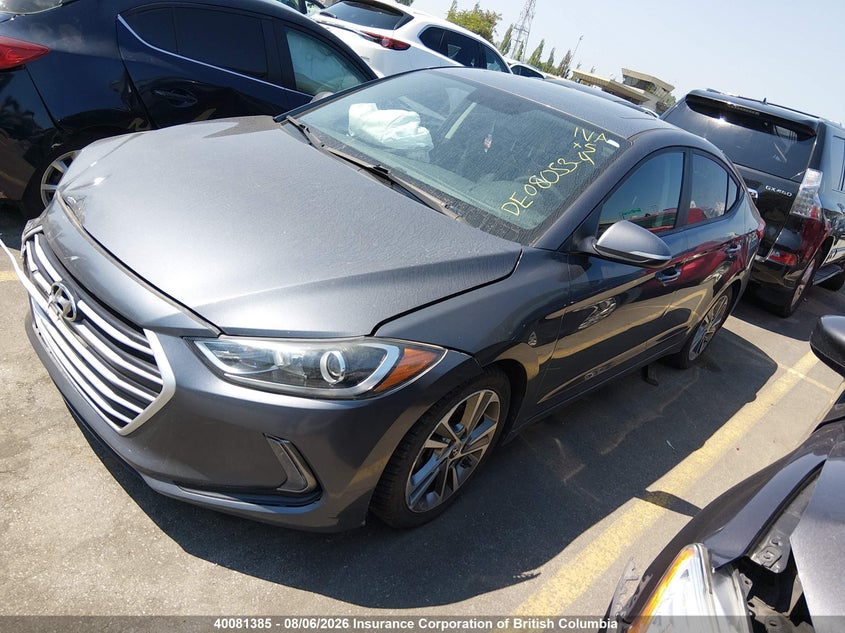 2017 Hyundai Elantra Se/Value/Limited, Удар спереди, IAAI, VIN KMHD84LF9HU097667 — фото 2