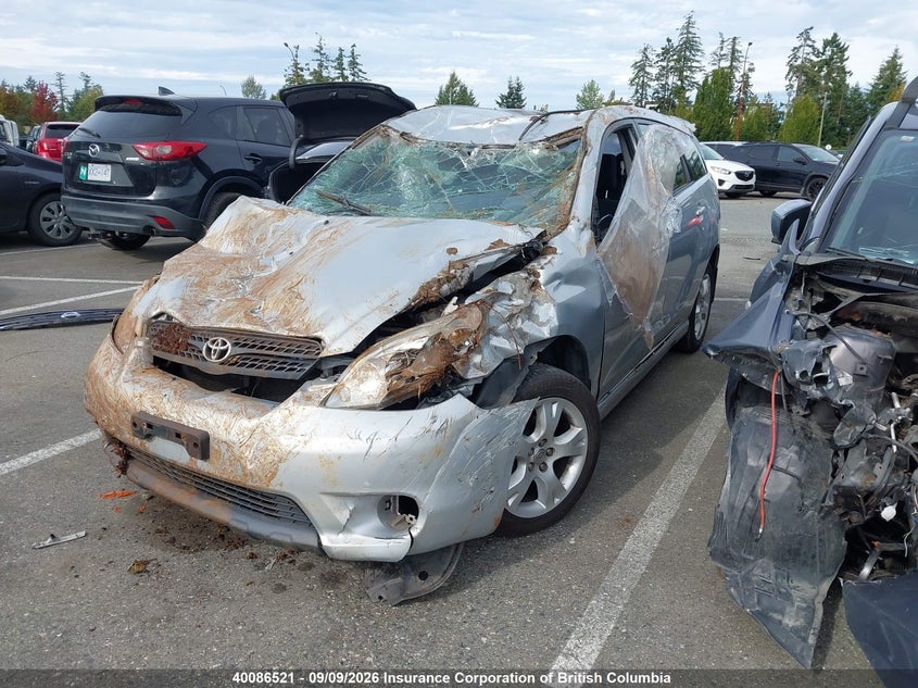 2008 Toyota Matrix, Rollover, IAAI, VIN 2T1KR32E08C695459 — photo 2