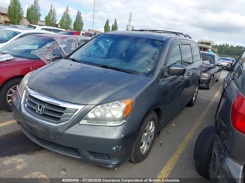 2008 Honda Odyssey, Front, IAAI, VIN 5FNRL38408B500485 — photo 2