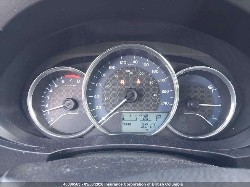 2016 TOYOTA COROLLA SEDAN 1.8L I4 FI DOHC 16V NF4