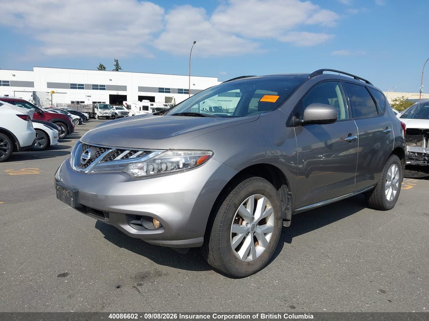 Vin: jn8az1mw7cw217517, lot: 30105126, nissan murano sl 20122