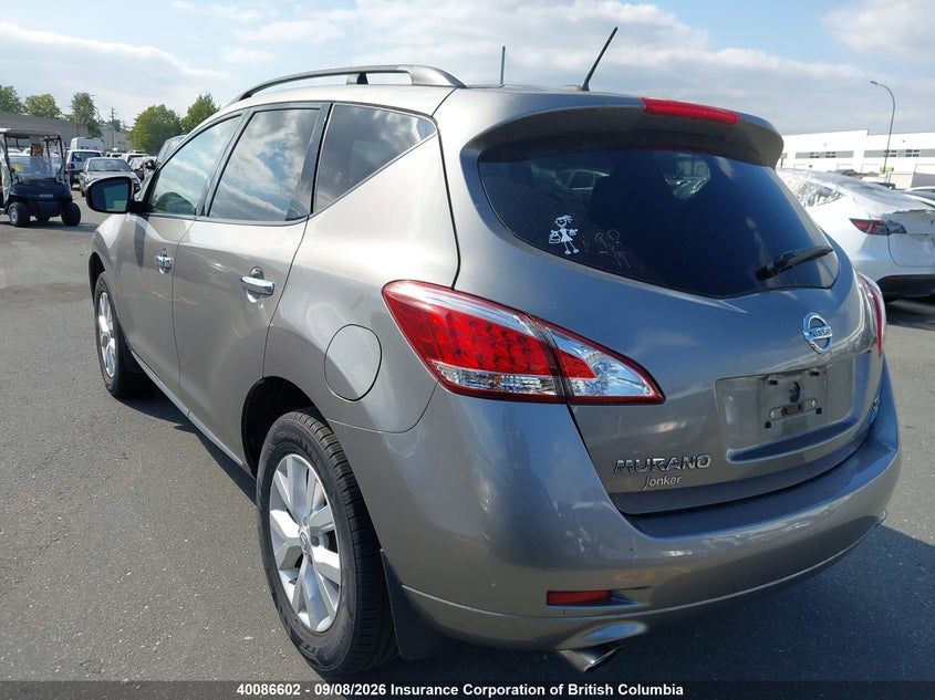 Vin: jn8az1mw7cw217517, lot: 30105126, nissan murano sl 20123