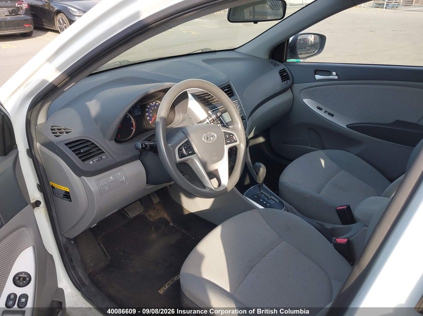 2013 HYUNDAI ACCENT HATCHBACK 1.6L I4 FI DOHC 16V NF4