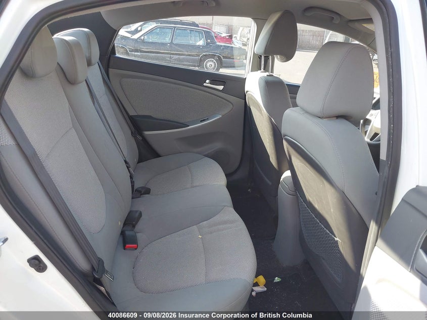 2013 HYUNDAI ACCENT HATCHBACK 1.6L I4 FI DOHC 16V NF4