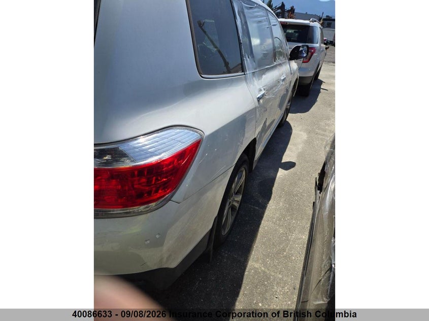 Vin: 5tddk3eh3ds254753, lot: 30105167, toyota highlander limited 20134