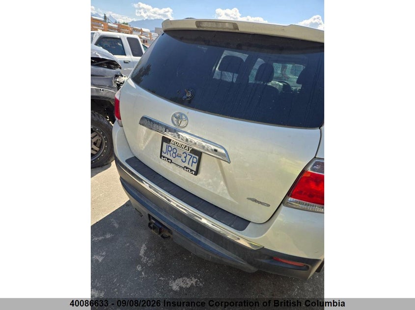 2013 TOYOTA HIGHLANDER SPORT UTILITY VEHICLE 3.5L V6 FI DOHC 24V NF4