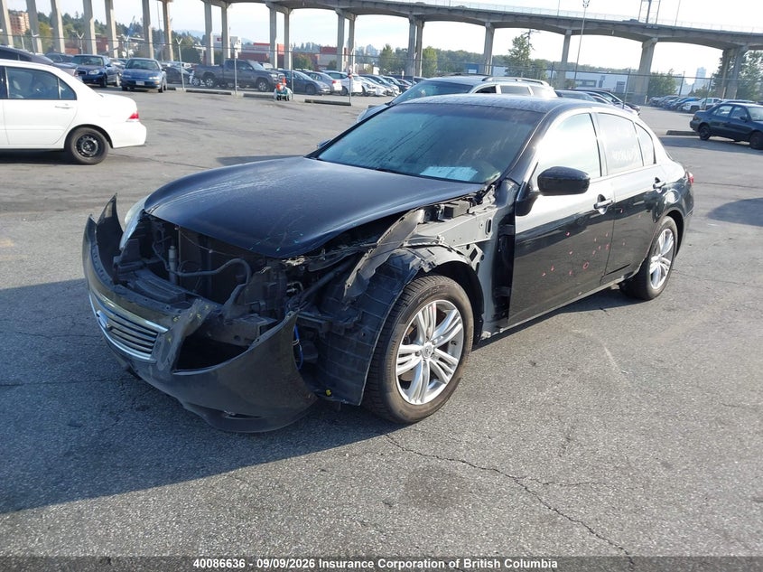 Vin: jn1cv6ar9am451522, lot: 30105170, infiniti g37x 20102
