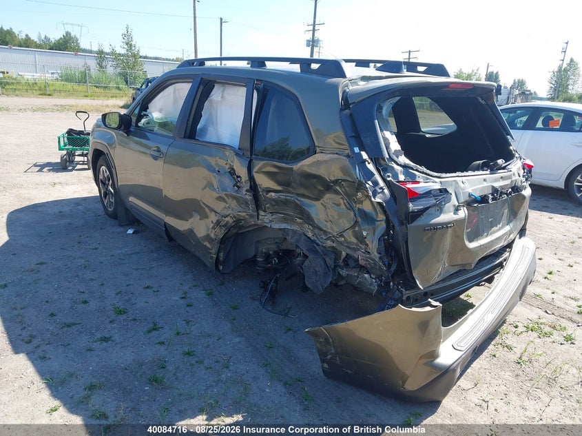 Vin: jf2slddc1sh548199, lot: 30105183, subaru forester premium 20253