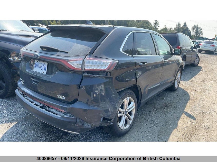 Vin: 2fmtk4j95fbb40334, lot: 30105193, ford edge 20154