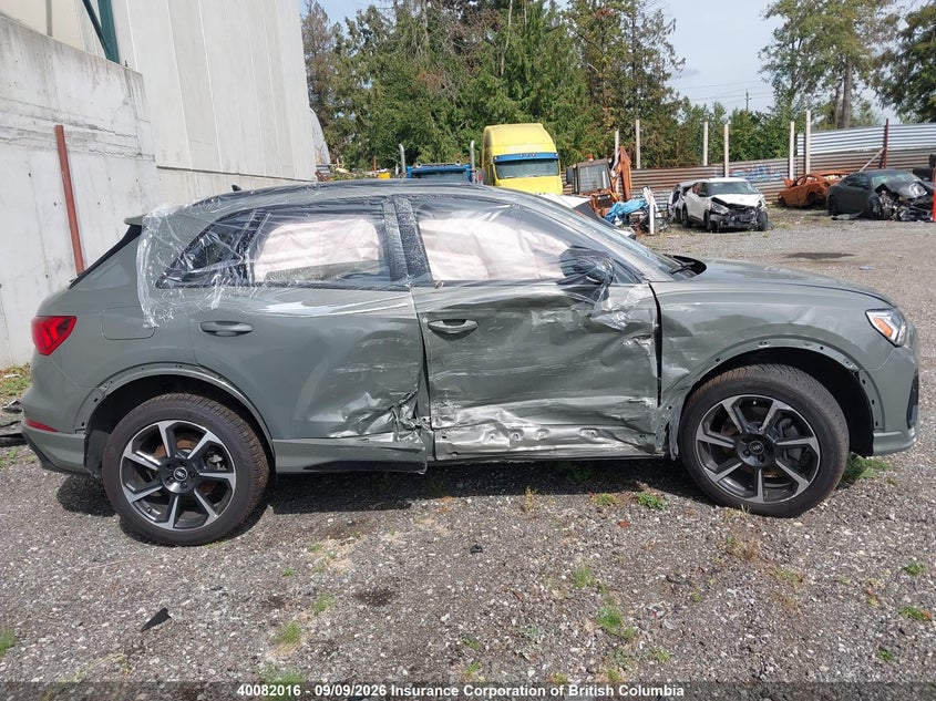 2022 AUDI Q3 SPORT UTILITY VEHICLE 2.0L I-4 DI, DOHC, VVT, TURBO, 228HP