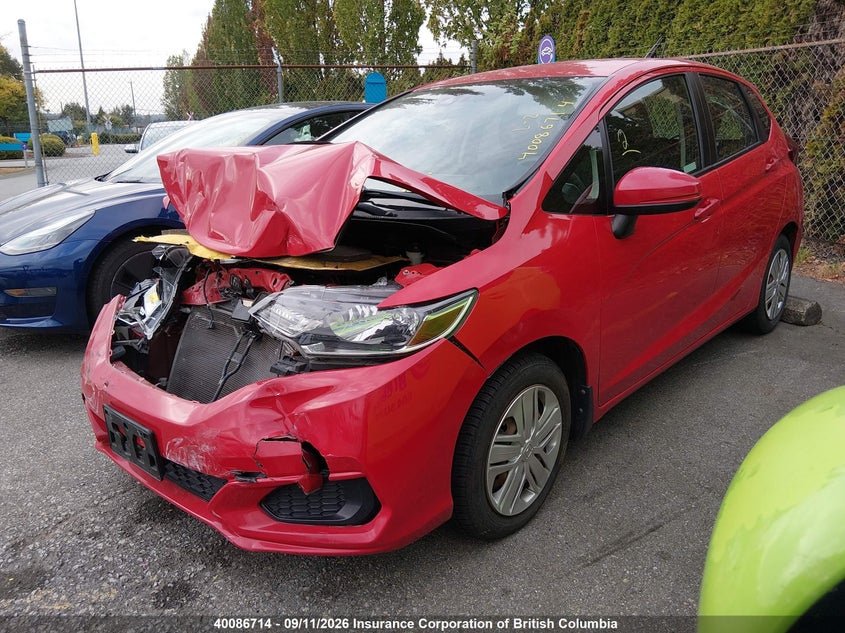 Vin: 3hggk5h54jm100608, lot: 30105279, honda fit 20182