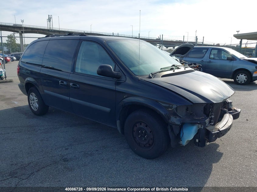 2007 Dodge Grand Caravan Se, Удар спереди, IAAI, VIN 1D4GP24R27B196362
