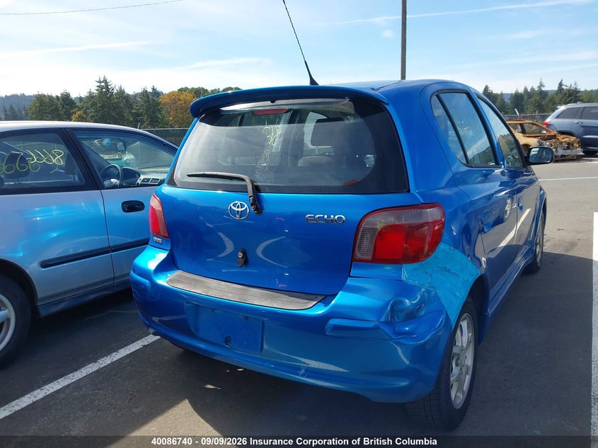 2005 TOYOTA ECHO SEDAN 1.5L I4 FI 16V F4