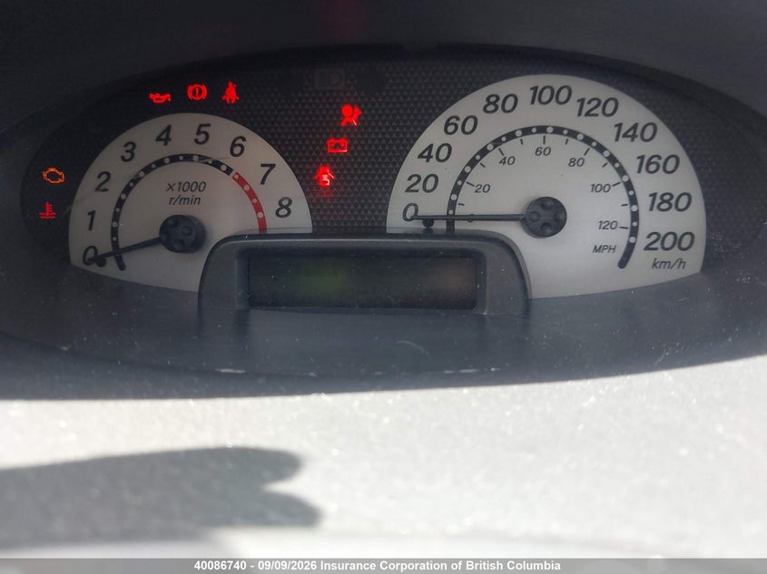 2005 TOYOTA ECHO SEDAN 1.5L I4 FI 16V F4