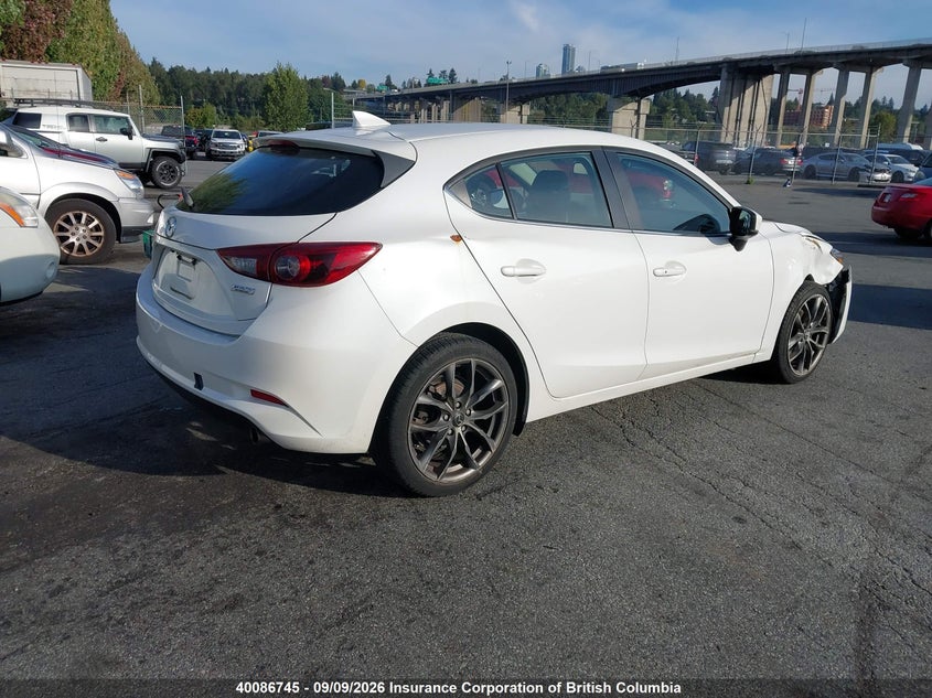 Vin: jm1bn1m37h1137253, lot: 30105316, mazda 3 grand touring 20174