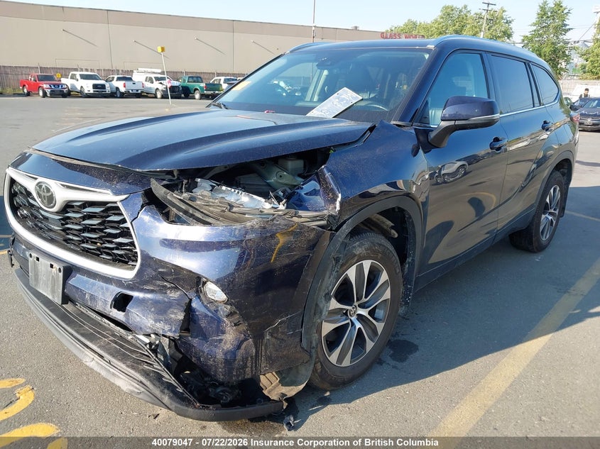 Vin: 5tdgzrbh3ms074799, lot: 30105343, toyota highlander xle 20212