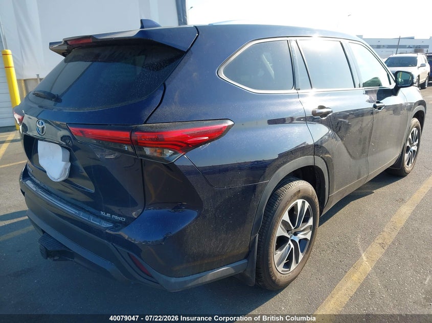Vin: 5tdgzrbh3ms074799, lot: 30105343, toyota highlander xle 20214