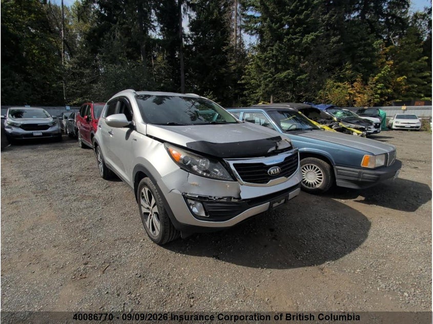 2013 Kia Sportage Ex, Удар спереди, IAAI, VIN KNDPCCA29D7381738