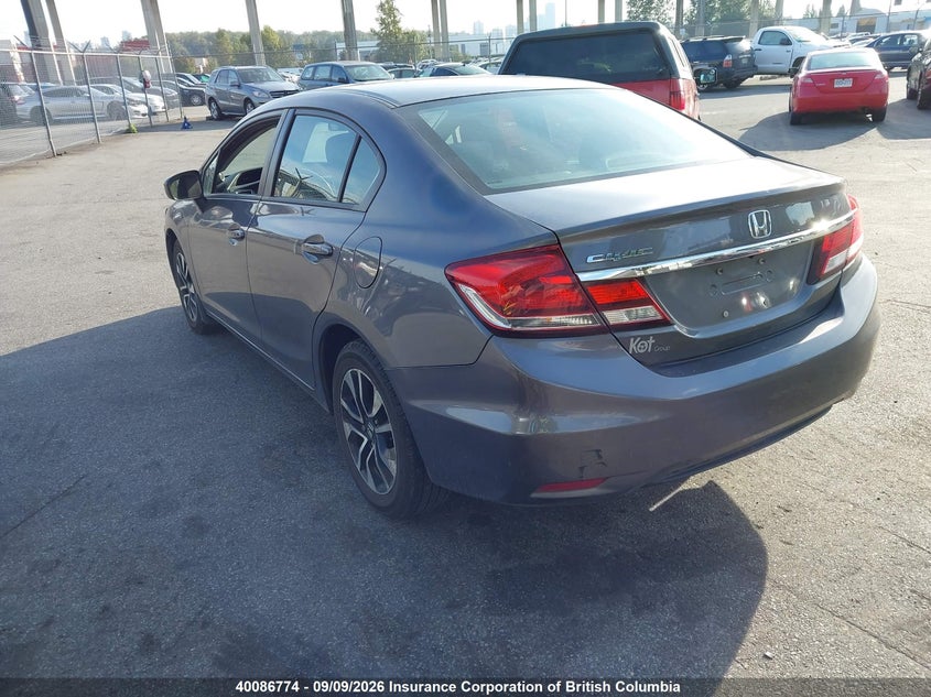 Vin: 2hgfb2e58fh015887, lot: 30105360, honda civic 20153