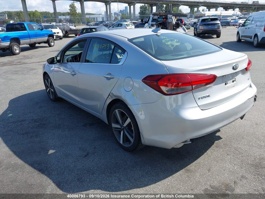 Vin: 3kpfl4a88he052721, lot: 30105387, kia forte 20173