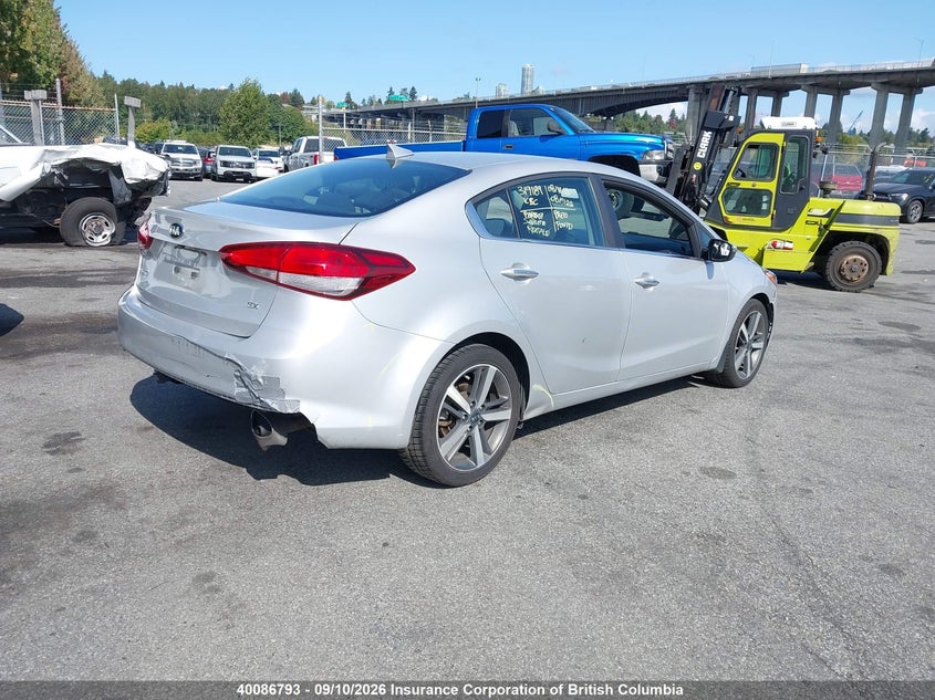 Vin: 3kpfl4a88he052721, lot: 30105387, kia forte 20174