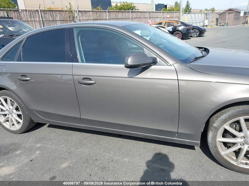 2014 AUDI A4 SEDAN 2.0L I4 FI DOHC 16V NF4