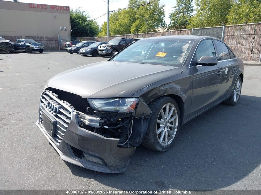 2014 AUDI A4 SEDAN 2.0L I4 FI DOHC 16V NF4