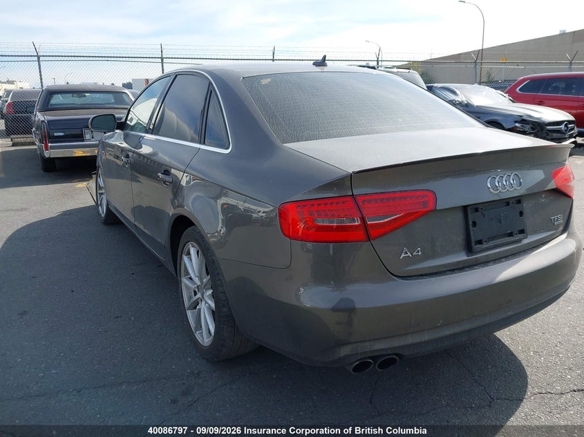 2014 AUDI A4 SEDAN 2.0L I4 FI DOHC 16V NF4