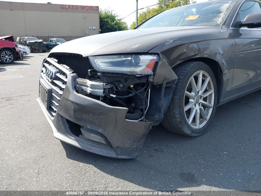 2014 AUDI A4 SEDAN 2.0L I4 FI DOHC 16V NF4