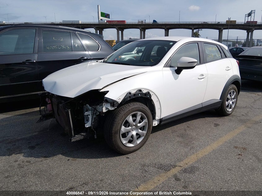 Vin: jm1dkdb79l1465615, lot: 30105456, mazda cx-3 20202