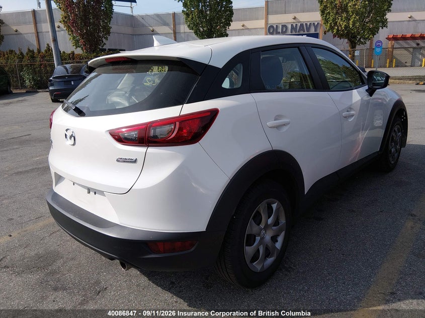 Vin: jm1dkdb79l1465615, lot: 30105456, mazda cx-3 20204