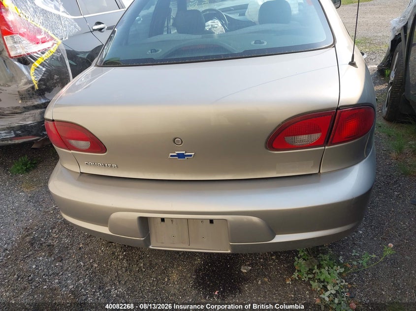 2001 CHEVROLET CAVALIER SEDAN 2.2L I-4 115HP