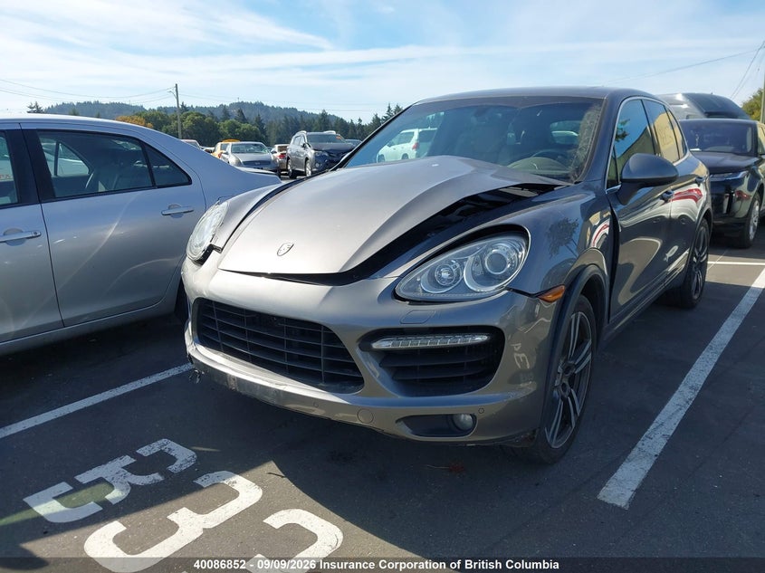 2012 PORSCHE CAYENNE SPORT UTILITY VEHICLE 4.8L V-8 DI, DOHC, VVT, TURBO, PREMIUM , 500HP