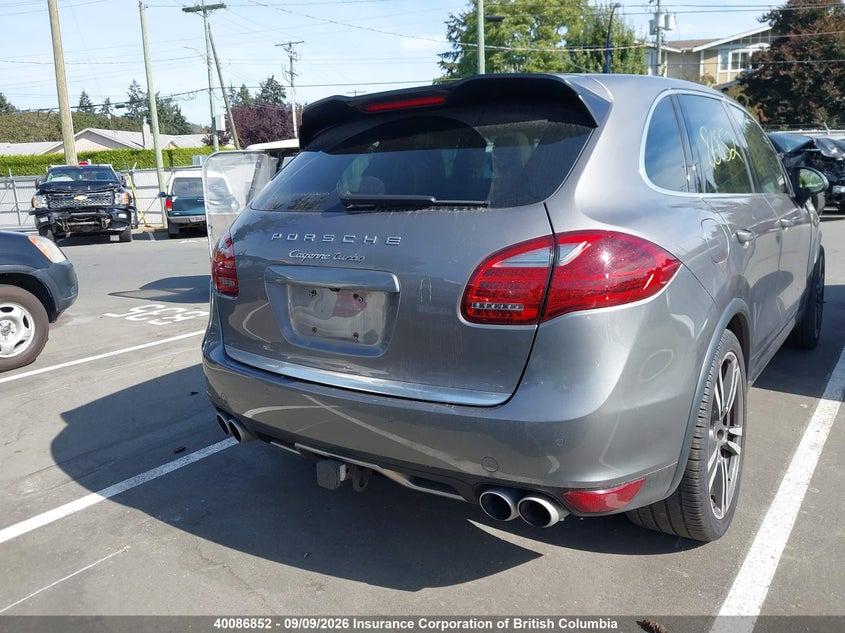 2012 PORSCHE CAYENNE SPORT UTILITY VEHICLE 4.8L V-8 DI, DOHC, VVT, TURBO, PREMIUM , 500HP
