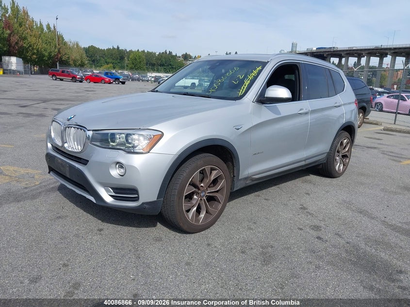 Vin: 5uxwx9c52h0t15345, lot: 30105483, bmw x3 20172