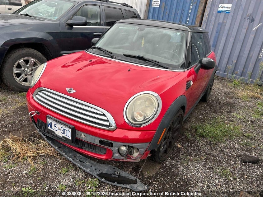 Vin: wmwmf3c55atz21555, lot: 30105509, mini cooper 20102