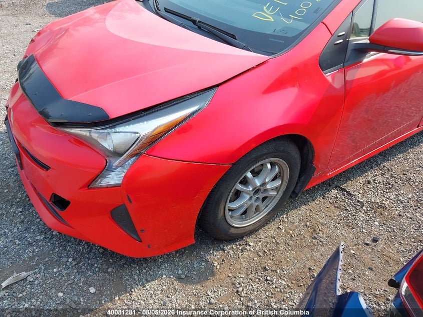 Vin: jtdkbrfu0g3022333, lot: 30105512, toyota prius 20162